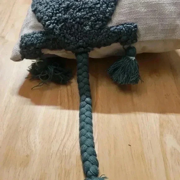 Opal House Decorative Pillow with Green Lizards - Picture 8 of 13